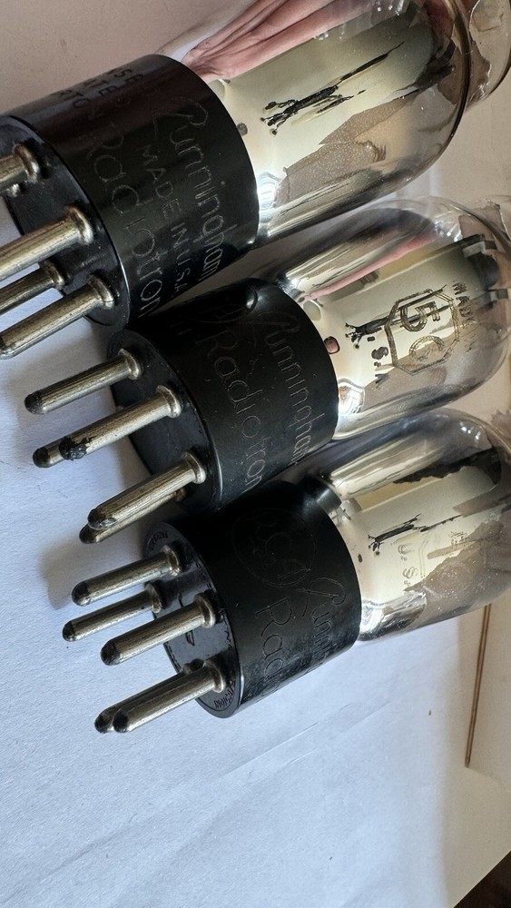 NOS MATCHED QUAD 56 ST GLOBES Engraved Bases Windmill Micas