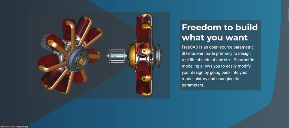 FreeCAD 2D 3D Parametric Graphic Modeling Design Software CNC DWG Windows/MacOS