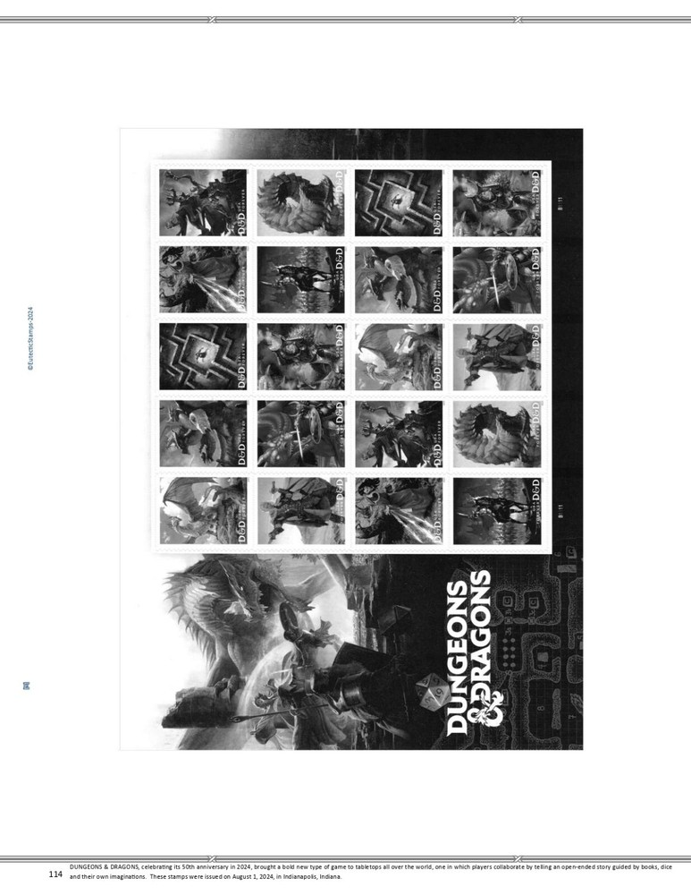 2024 U.S. Commemorative Plate Block Supplement (White Ace Alternative)