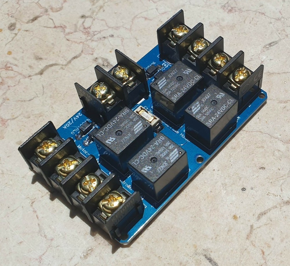 24V 20A Dual Channel Relay Module Solar PV Panel Sun Tracking Control Board DIY