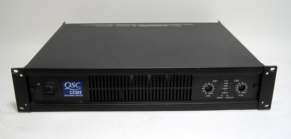 QSC CX302 2 Channel Power Amplifier Rackmount