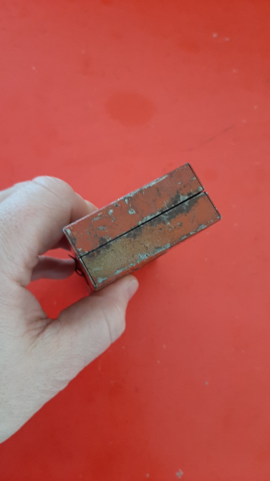 Vintage Snap-On Tools USA Socket Wrench Box Metal 6”x 2.5” Steel Case Only