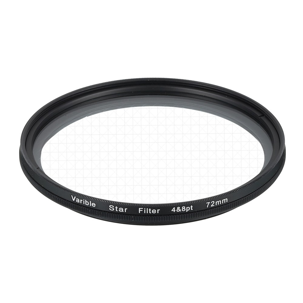 72mm Variable Star Filter 4-8 Points for Night Scenery Glassworks,1Pcs