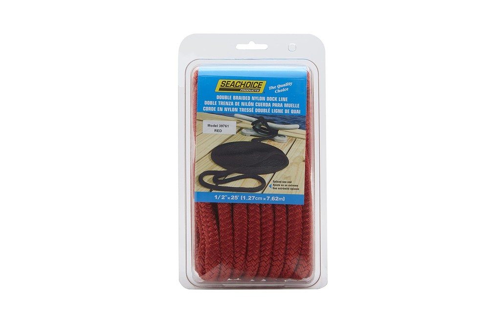 Seachoice 39761 Double Braid Nylon Dock Line