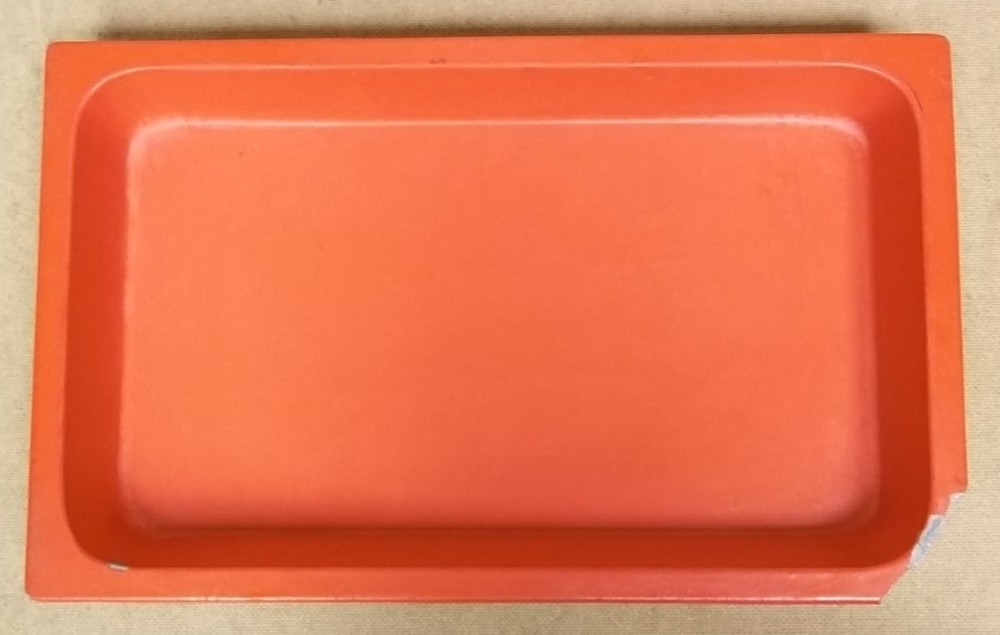 Food Pan Full Size Red Enamel
