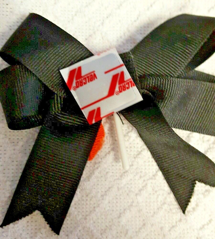 HALLOWEEN DOG BOWS FOR COLLARS, VELCRO-ED