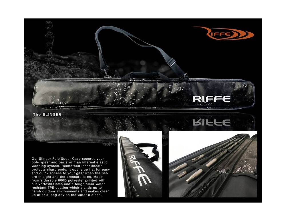 Riffe Slinger Pole Spear Case Black Camo