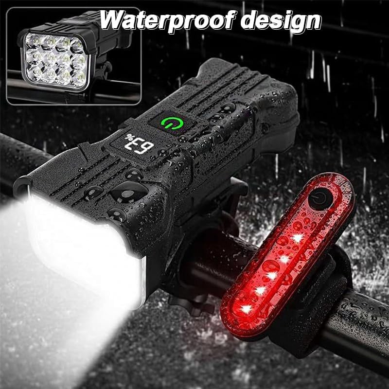 Super Bright LED Bike Light USB Rechargeable Bicycle Front Headlight Waterproof