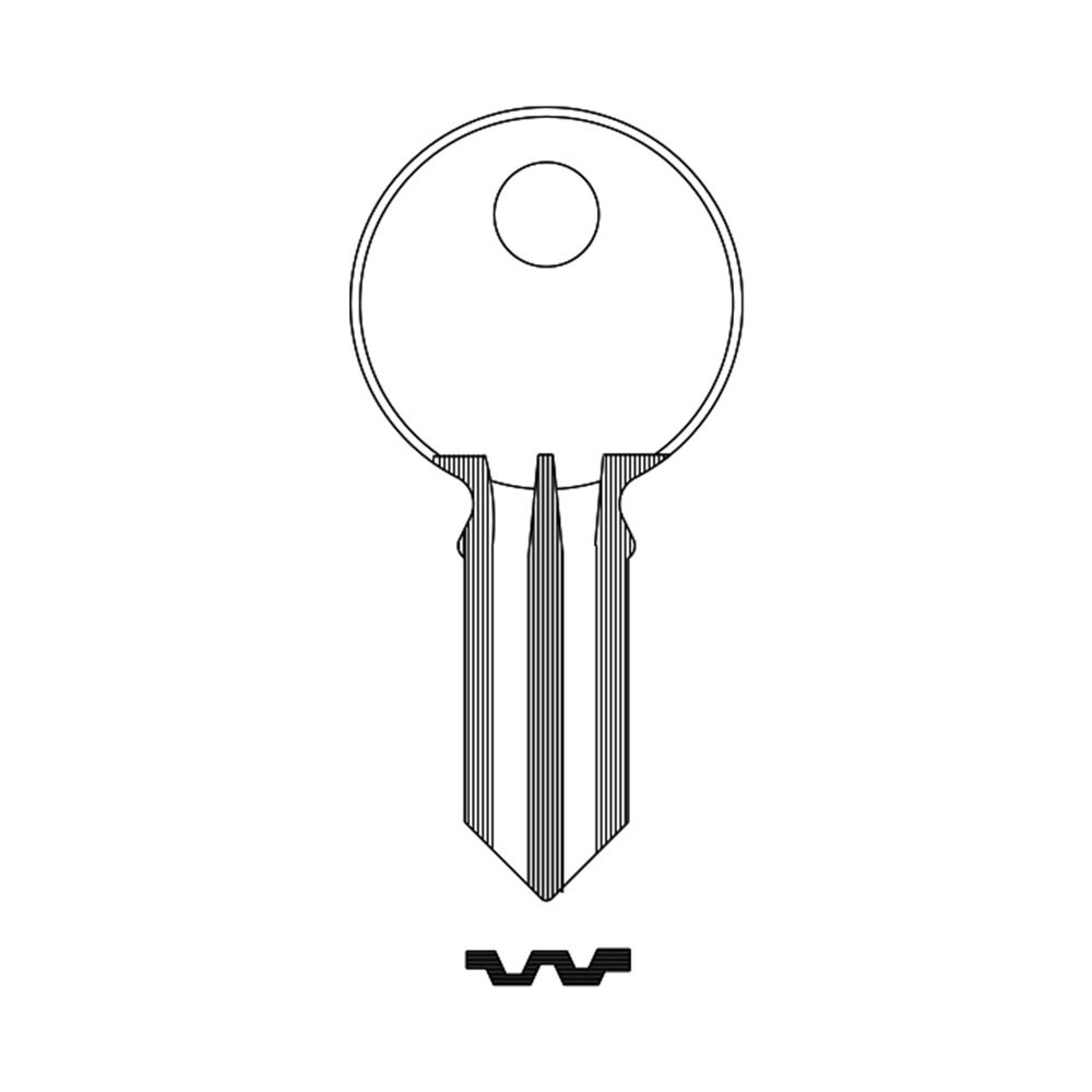 1041P Key Blank – Nickel