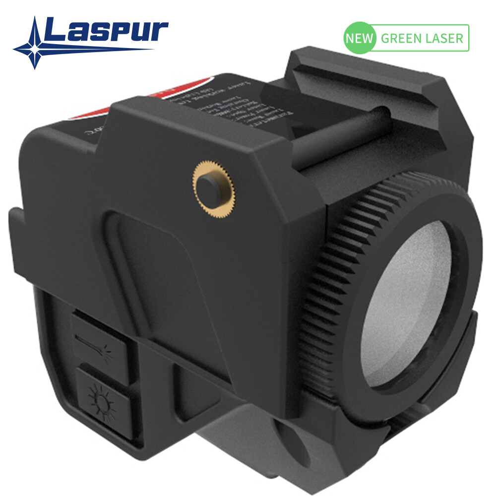 Laspur Compact Green Laser Sight Flashlight Light Combo Rechargeable Battery