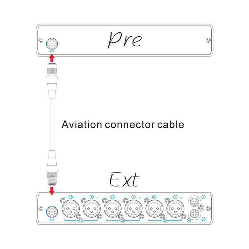 TOPPING Pre90 Preamplifier Or Ext90Input Extender NFCA Module Output Combination