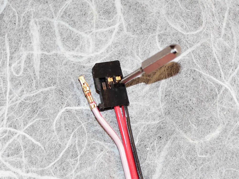 Futaba Servo Plug Black NEW OEM Replacement