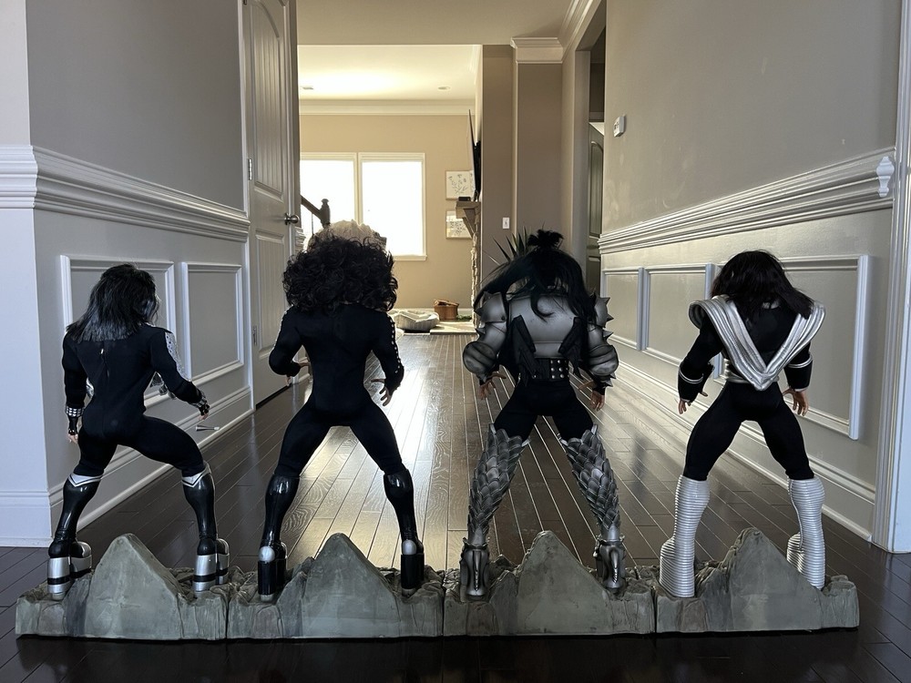 Kiss Action Figures Fun 4 All Art Asylum Complete Set Destroyer