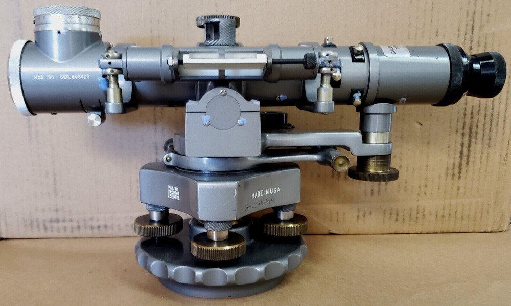 Brunson 545 Precise Level with Micrometer AND TRIPOD