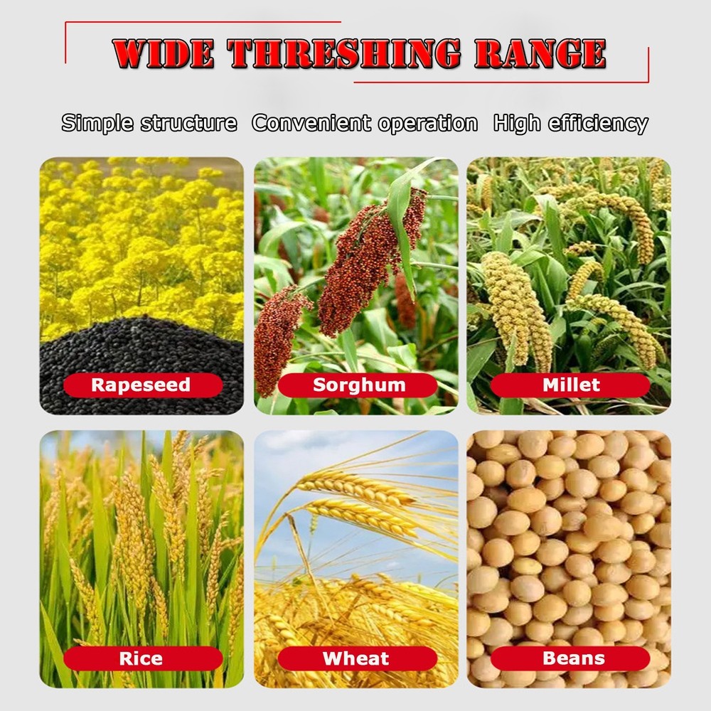 Corn Rice Millet Peeling Machine Wheat Thresher Machine Grain Huller Sheller220V