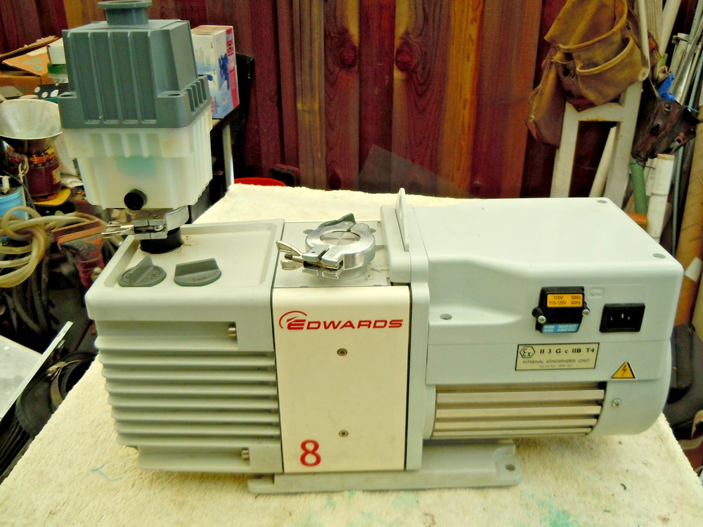 EDWARDS rv8 vacuum pump 120VDC REFURBISHED