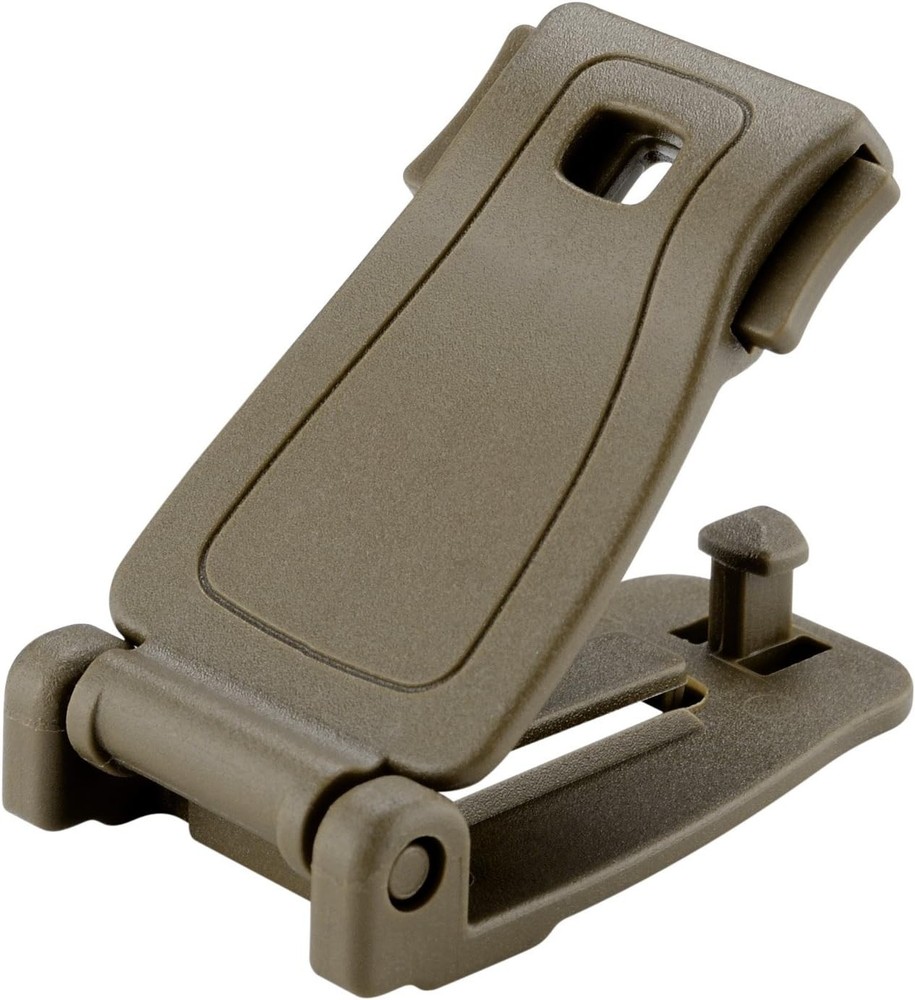 BOOSTEADY Multipurpose MOLLE Clip Tactical 10 Pcs Plastic Clips (Brown)