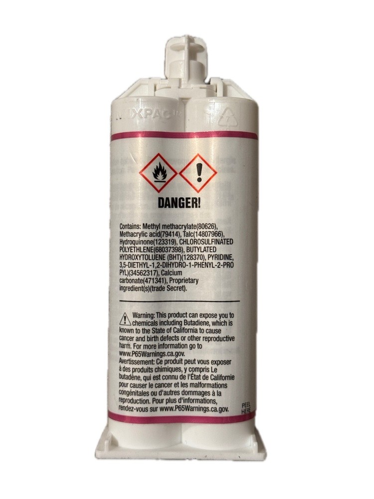 Plexus MA300 Methacryslate Structural Adhesive In Cartridge 50 mL