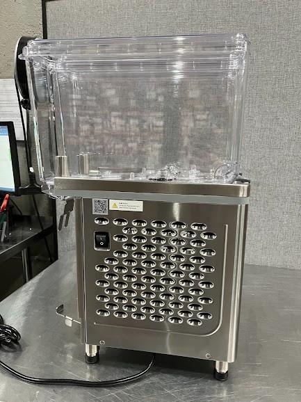 Crathco Bubbler Double 2.4 Gallon Bowl Refrigerated Beverage Dispenser - 120V