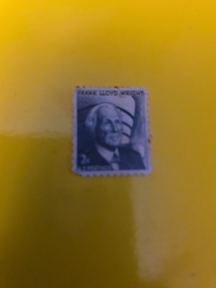 Frank Lloyd Wright 2 Cent US Postal Stamp