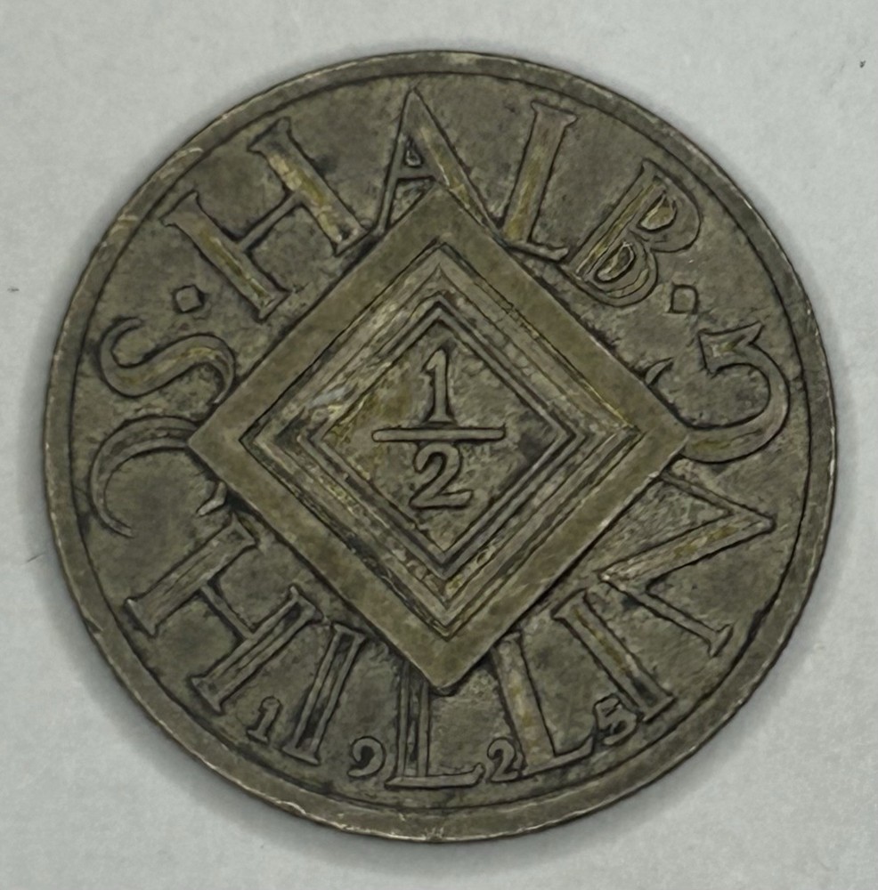 1925 Austria 1/2 Shilling Silver