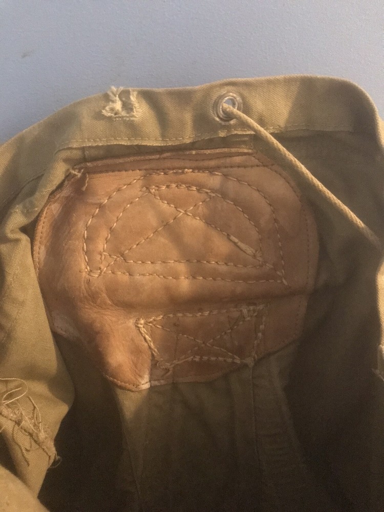 WWII US Army M1941 10th Mountain Division Backpack Rucksack & Frame w/10 on Face