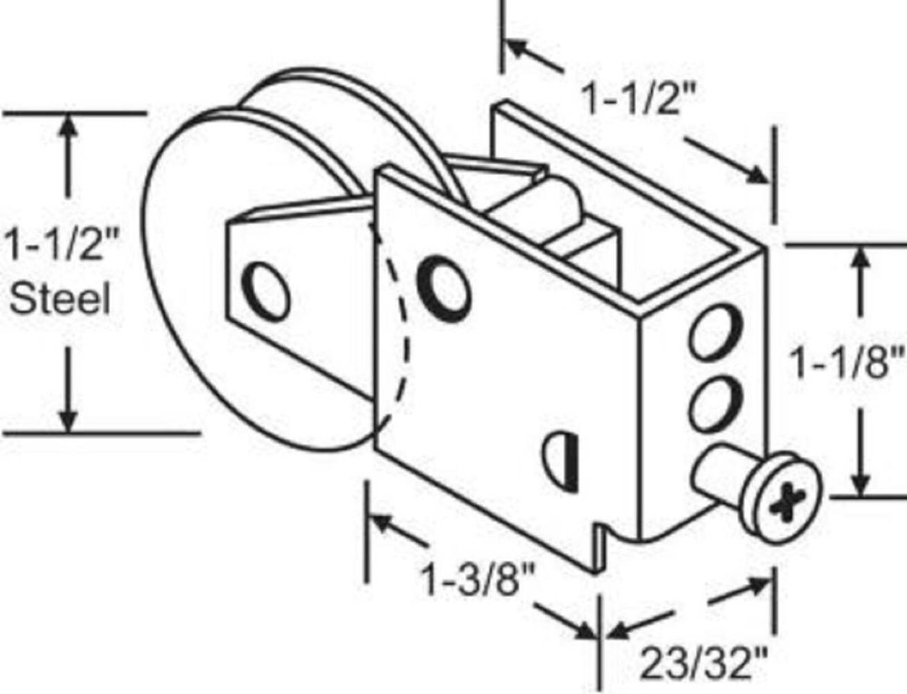 Premium Keller Roller for Smooth Sliding Glass Doors – High-Quality Replacement