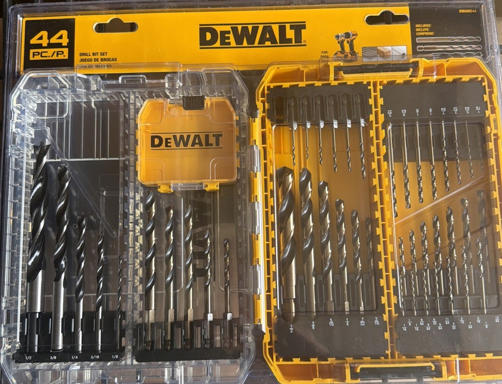 DEWALT Drill Bit Set (44-Piece) with Medium TOUGH CASE
