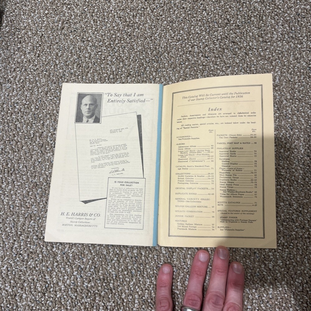 The Stamp Collector’s Annual Catalog H.E. Harris Boston 1935