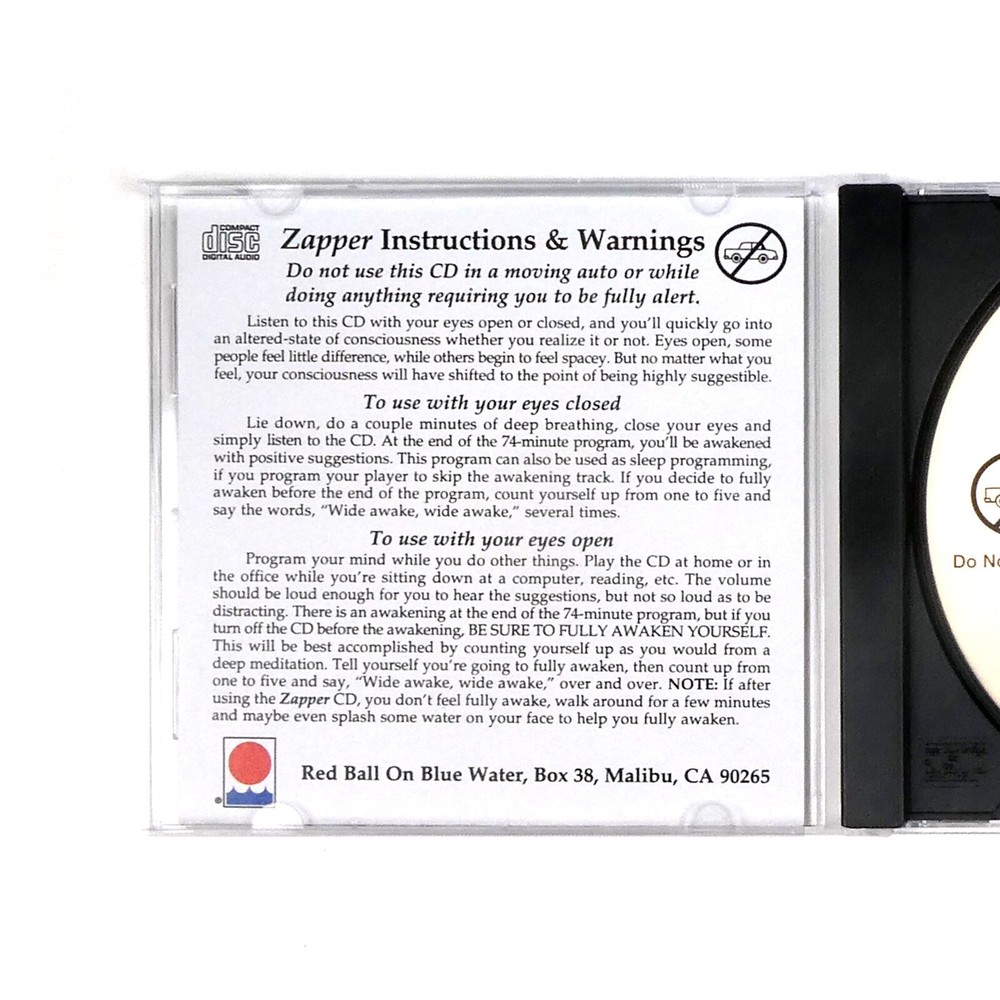 EXERCISE REGULARLY Self Hypnosis CD Dick Sutphen ENJOY EXERCISING Lose Weight