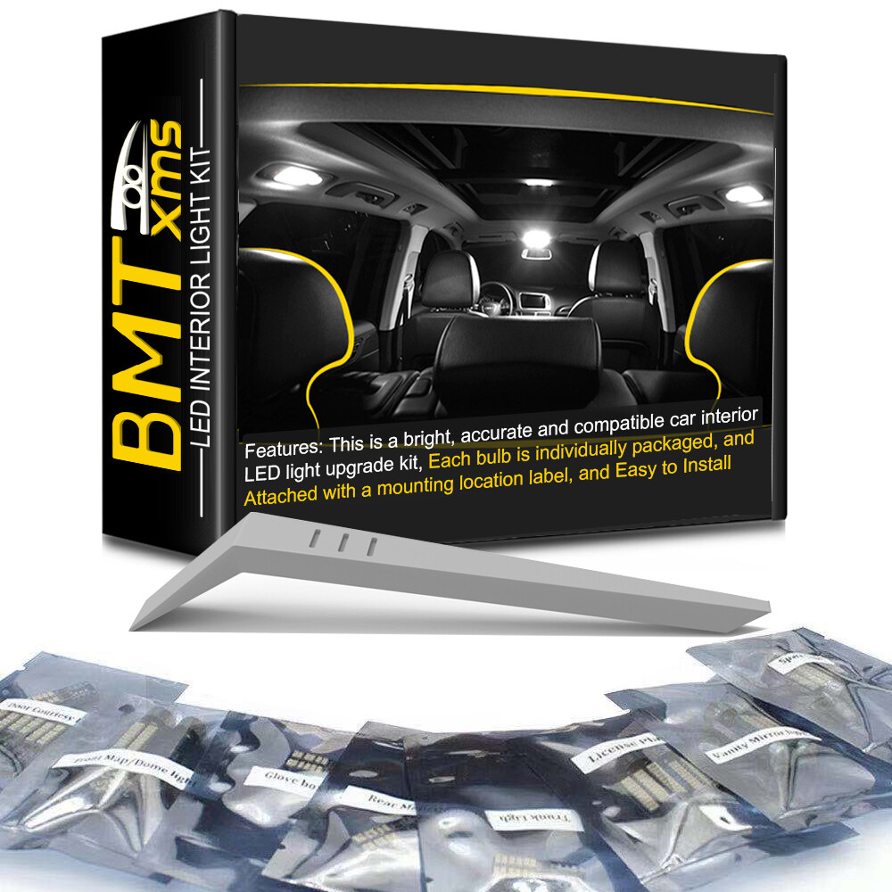 8x White Interior Map Dome LED Lights Package Kit Fits 2003-2011 Honda Element