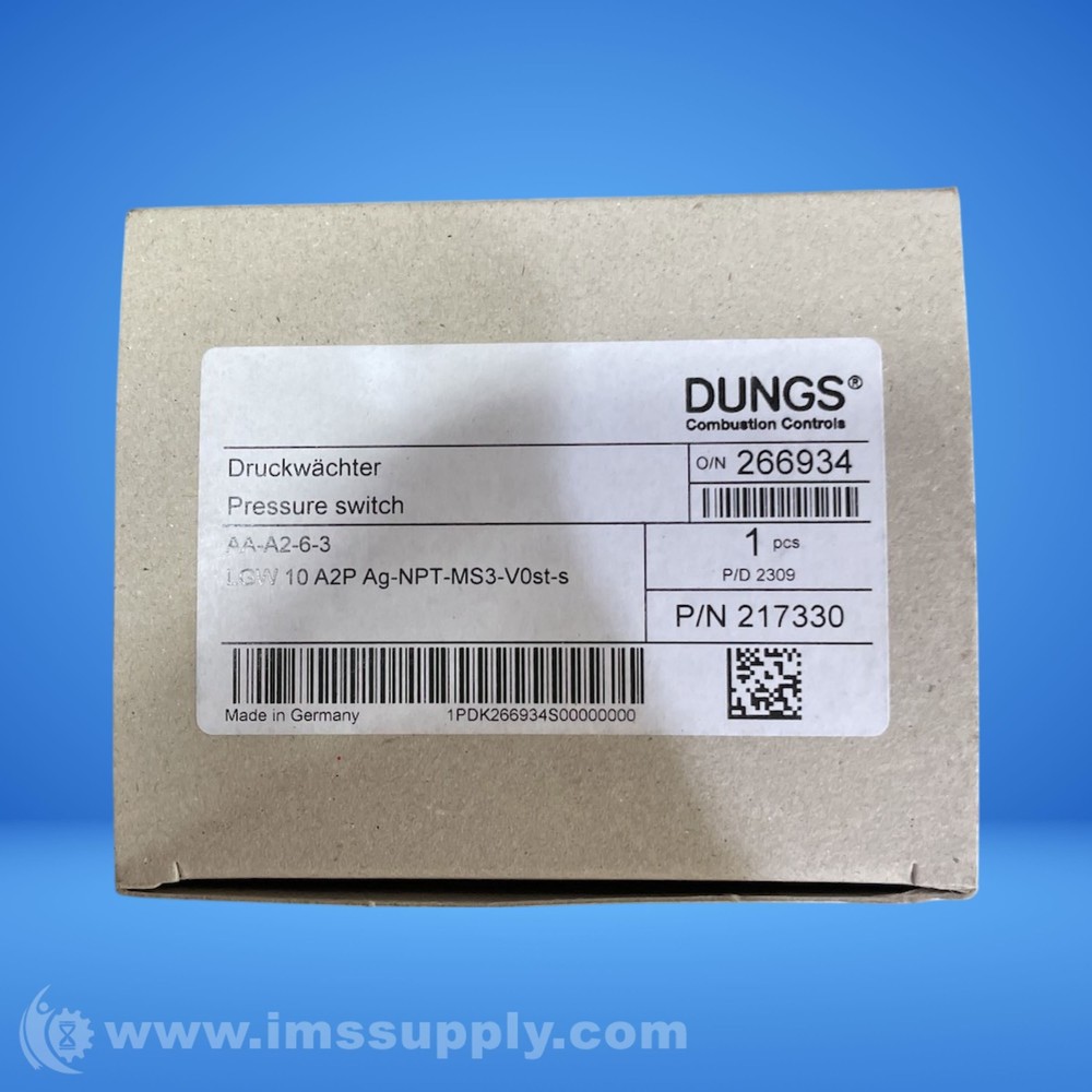 Dungs 217330 Pressure Switch FNFP