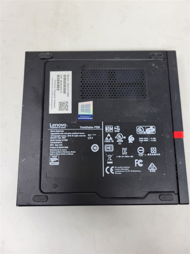 LENOVO ThinkStation P330 MICRO Computer Barebones SEE NOTES