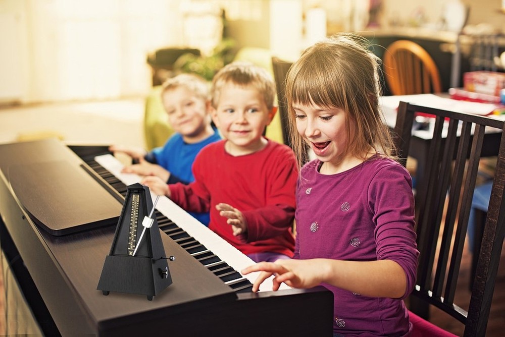 Professional Piano Mechanical Metronome, Plastic Brown