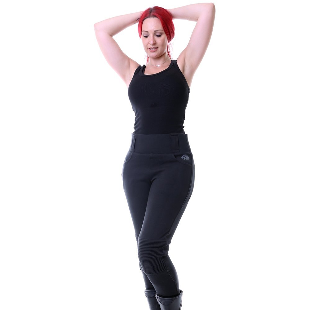 BKS Roxy Ladies Motorcycle Leggings Black