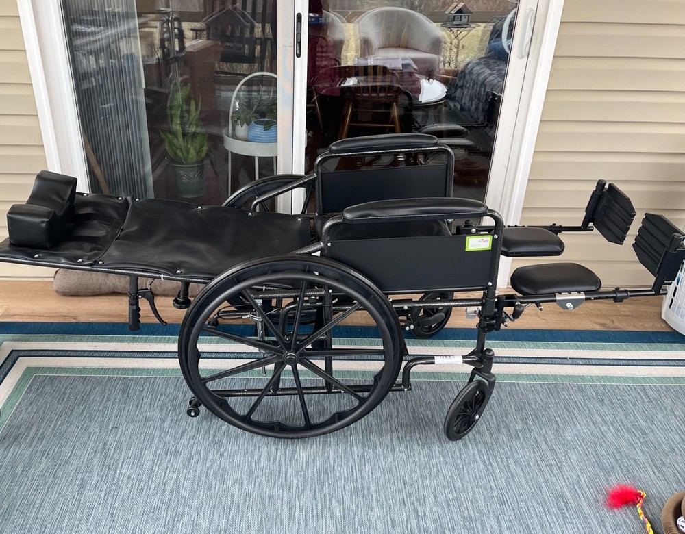 NOVA 6180S Full Reclining Wheelchair