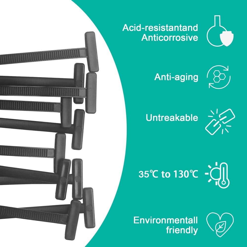 150Pcs Nylon Universal Cable Tie Buckle - New Multifunctional 150pcs