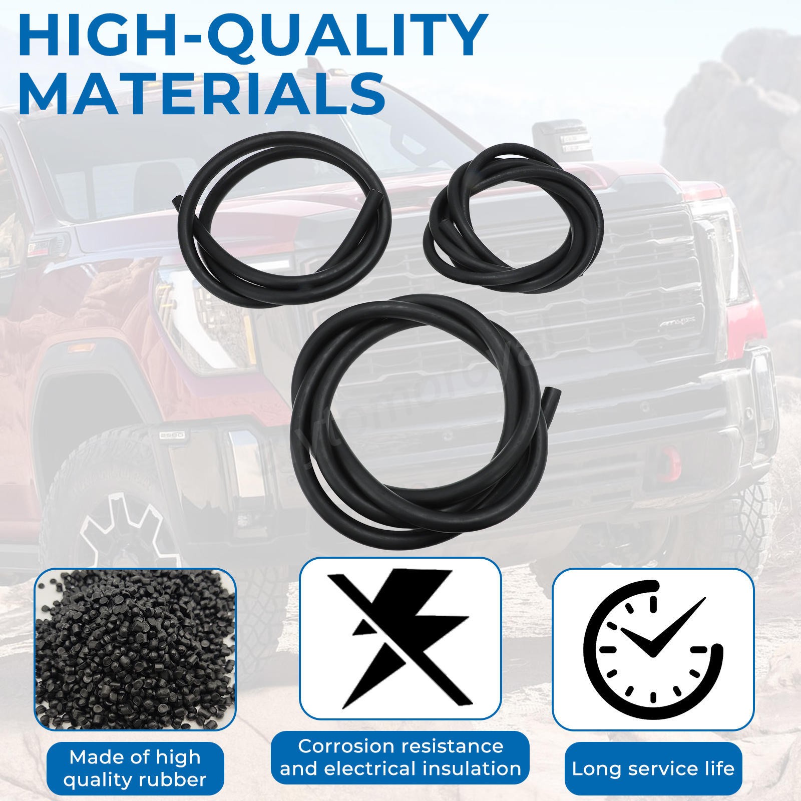 Universal 134a Air Conditioning A/C Extended Length Hose Line Kit Fittings Drier