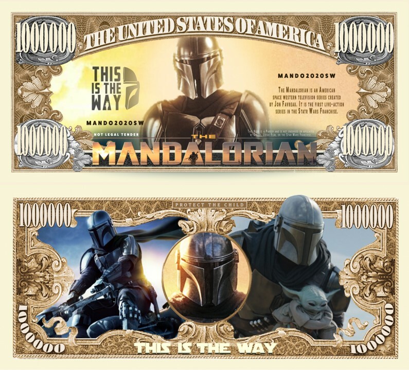 OUR MANDALORIAN NOVELTY NOTE (25 Bills)