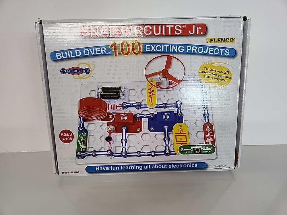 ELENCO Snap Circuits Jr. 100 Experiments Electronics Discovery Kit