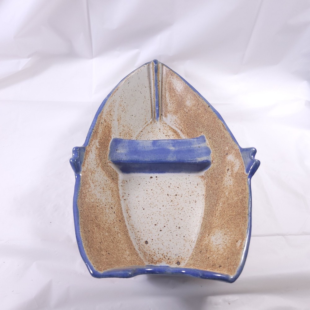 Ceramic Boat Fish and Chip Dish Nautical Ceramic