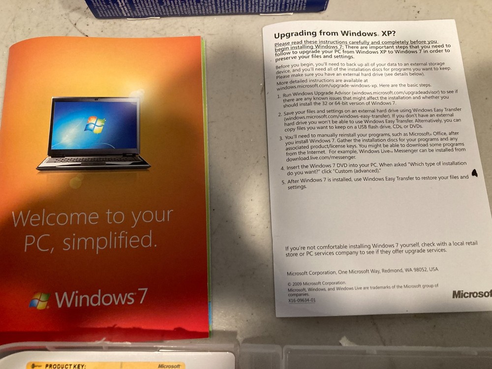 Microsoft Windows 7 Professional 32/64 Bit Full Version for Windows