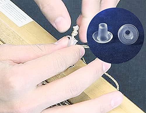 10pcs Horizontal Blinds Bottom Rail Ladder Cord Button Plug One Size, White