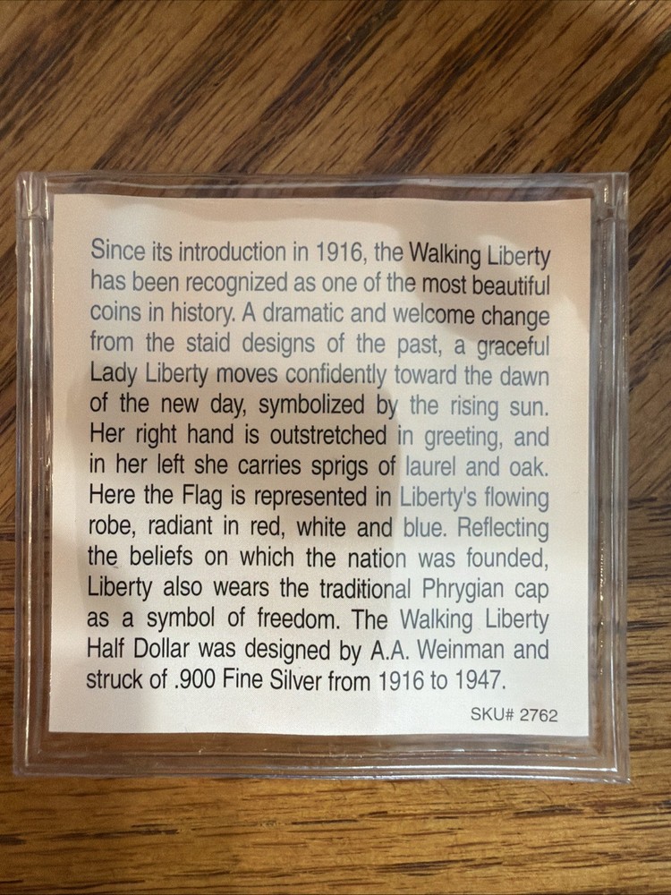 1943 Walking Liberty Half Dollar Colorized