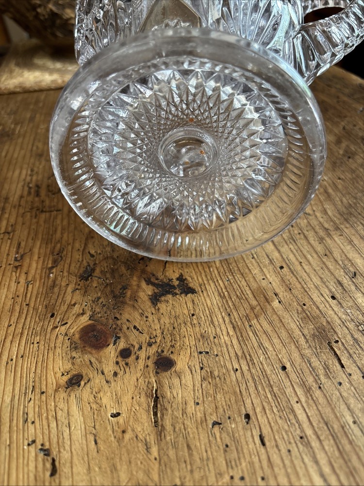 Victorian Cut Glass Pitcher