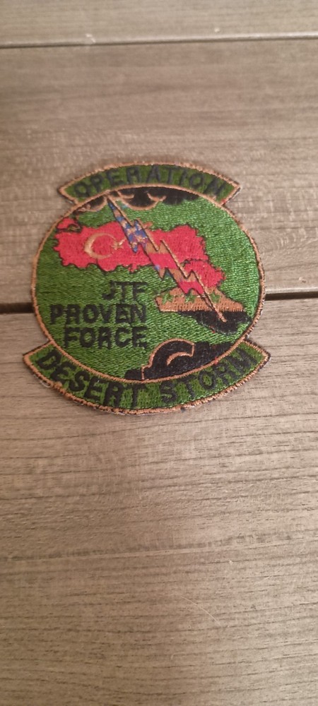 Operation Desert Storm JTF Proven Force USAF Sew On Patch