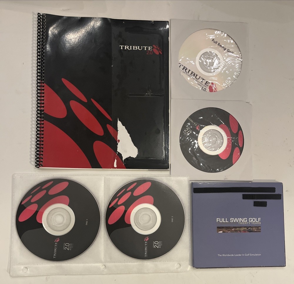 Full Swing Golf Simulator Tribute 2.0 4808 Software Operation Manual Kit