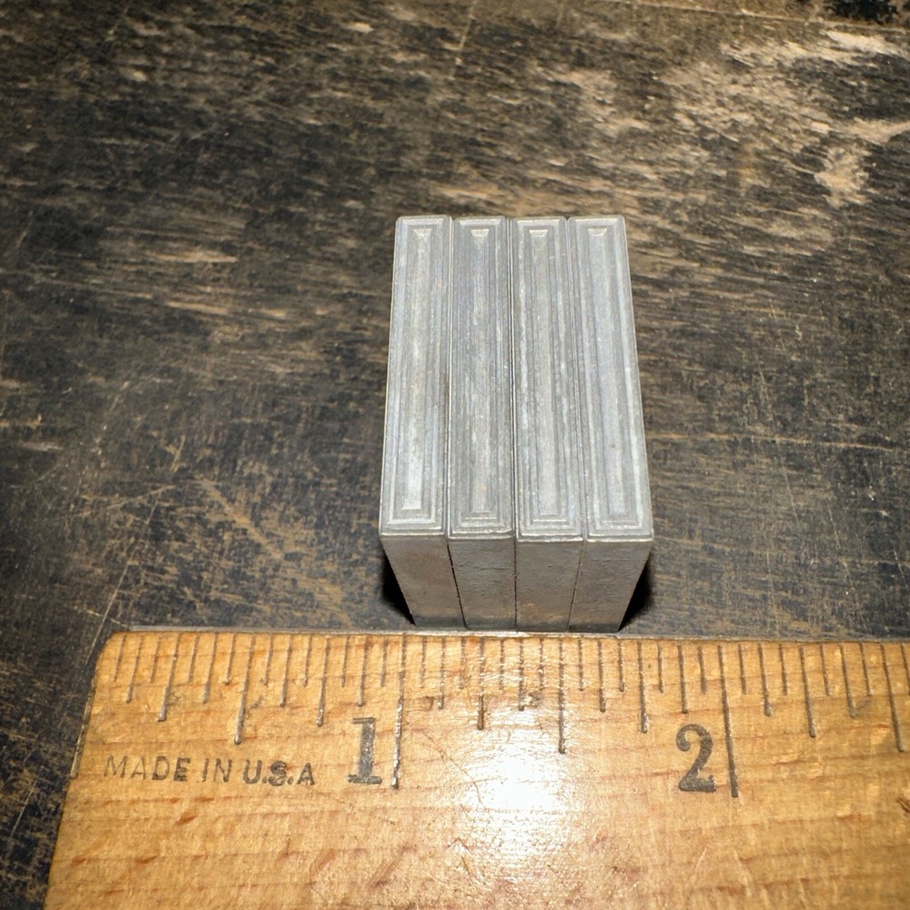 Printing Blocks ( 4 Lead Borders ) Lead Blocks