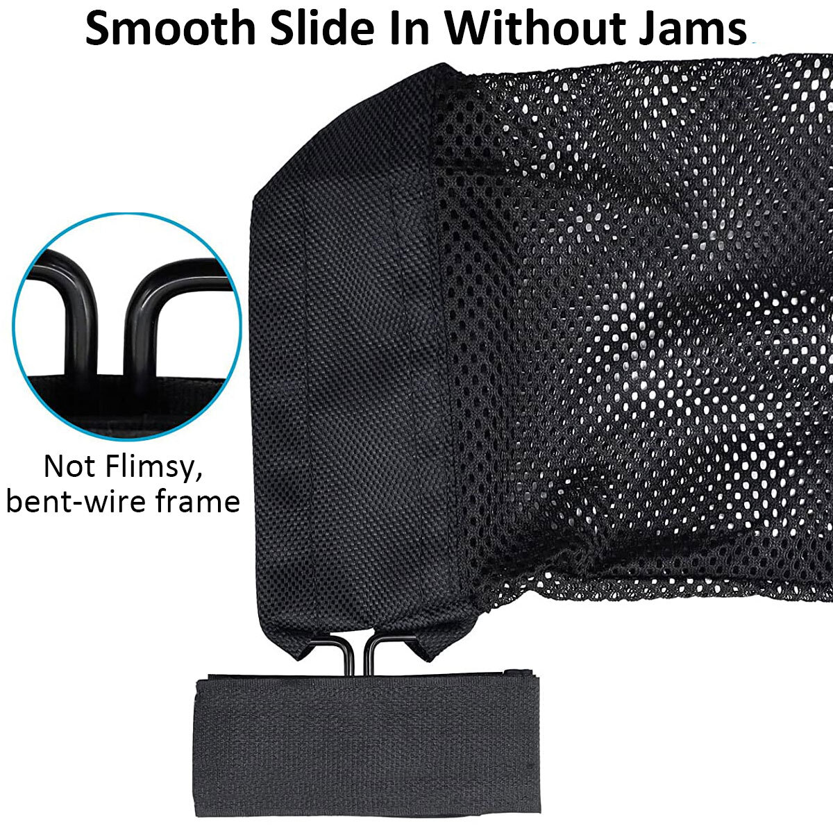 Shell Catcher Zippered Bottom Nylon Brass Collector Mesh Heat Resistant 2 Colors