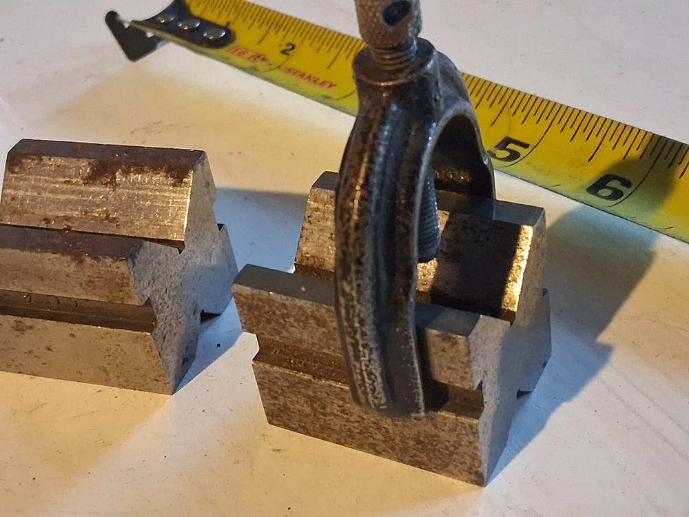 starrett v blocks #953 Pair+ One Cast Clamp